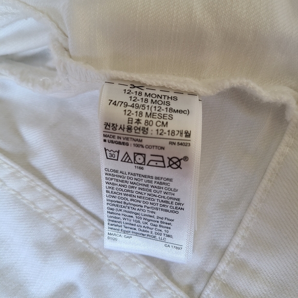 Gap Toddler Denim Set 12-18M - Picture 8 of 9